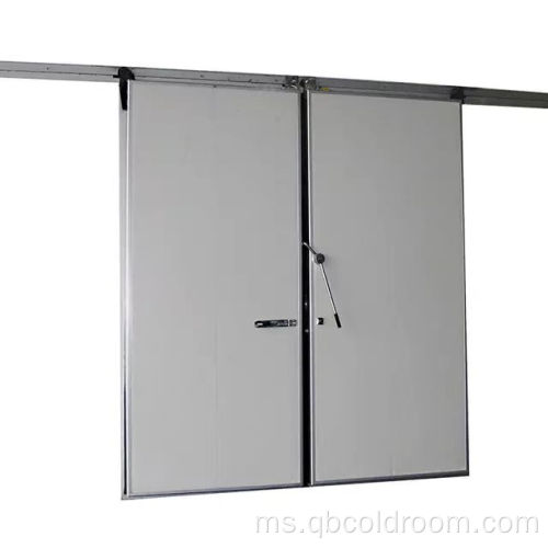 Pintu gelongsor pembukaan dua kilang untuk bilik sejuk